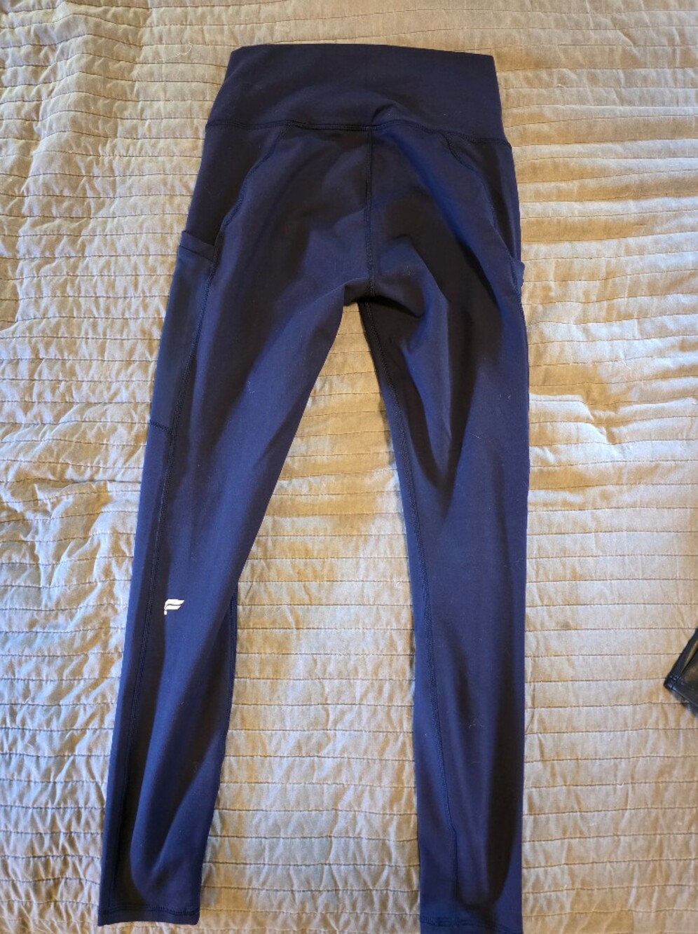 Fabletics Deep Navy High-Rise Pocket Leggings - Picture 2 of 3